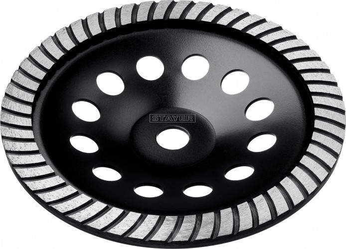 Алмазная чашка  STAYER 230мм turbo-plus шлифовальная сегментированная 33380-230