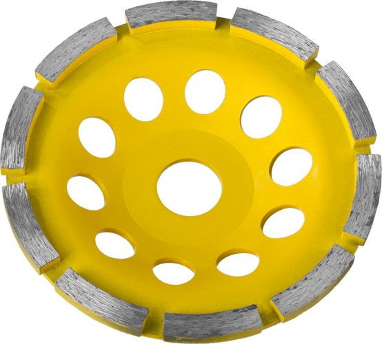 Алмазная чашка  STAYER PROFESSIONAL сегментная однорядная, высота 22,2мм, 125мм 33382-125