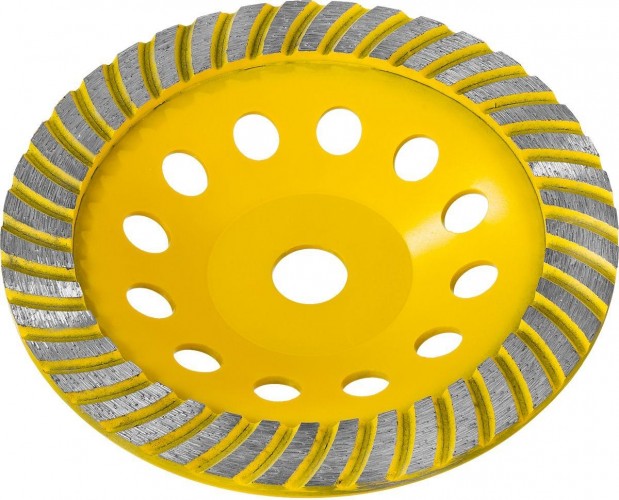 Алмазная чашка  STAYER PROFESSIONAL сегментированная, высота 22,2мм, 180мм 33380-180