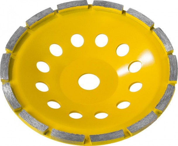 Алмазная чашка  STAYER PROFESSIONAL сегментная однорядная, высота 22,2мм, 180мм 33382-180