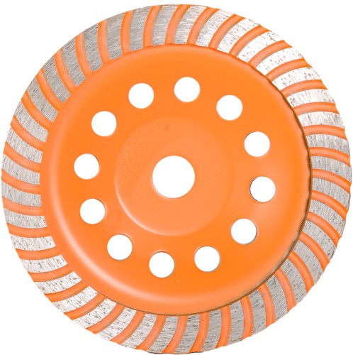 Алмазная чашка ВИХРЬ 180 мм, Турбо зачистная, 73/10/3/10