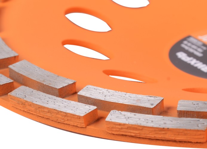 Алмазная чашка ВИХРЬ 230 мм, двухрядная зачистная, 73/10/3/8 - изображение 2