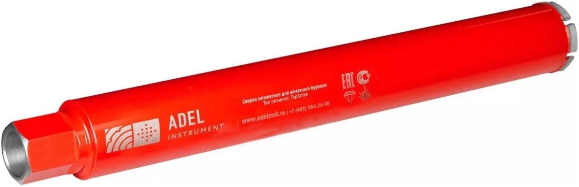 Алмазная коронка для мокрого сверления ADEL INSTRUMENT TopStrike 132/0450.10.1"1/4 AI-1101280301