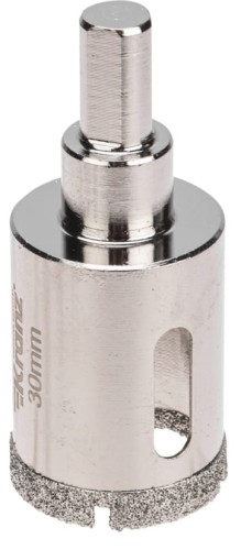 Алмазная коронка для мокрого сверления Kranz KR-92-0010 30мм по керамограниту с центров. сверлом