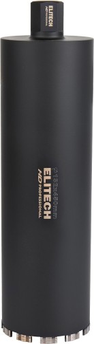 Алмазная коронка для мокрого сверления ELITECH 1110.012100 HD с охлаждением, 122х450, 1 1/4"  206482 - изображение 2