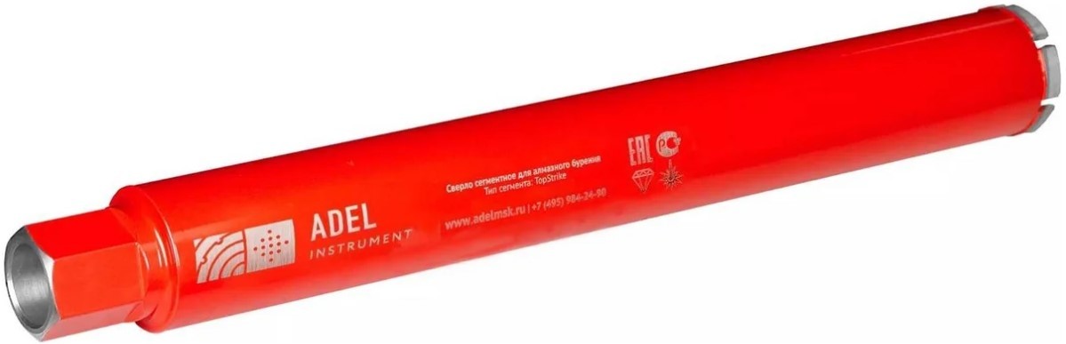 Алмазная коронка для мокрого сверления ADEL INSTRUMENT TopStrike 107/0450.09.1"1/4 AI-1101240301