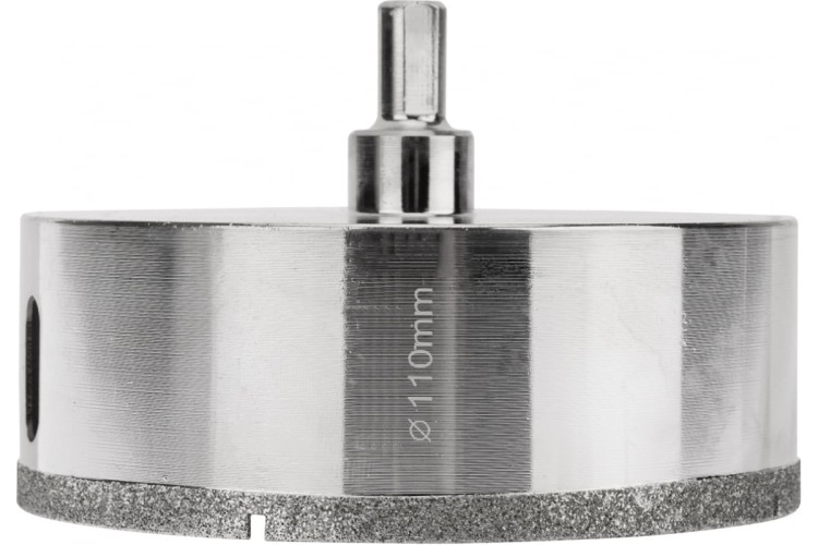 Алмазная коронка для мокрого сверления Kranz KR-92-0022 110мм по керамограниту с центров. сверлом - изображение 2