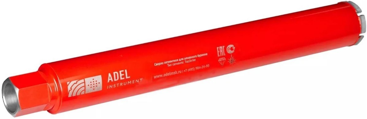 Алмазная коронка для мокрого сверления ADEL INSTRUMENT TopStrike 072/0450.06.1"1/4 AI-1101190301