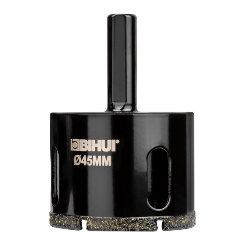 Алмазная коронка для мокрого сверления BIHUI 45 х 25мм по стеклу и керамике  DBW45