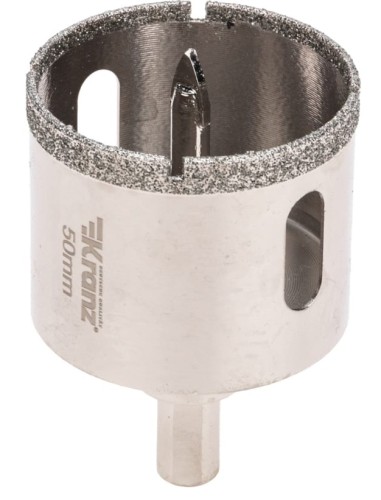 Алмазная коронка для мокрого сверления Kranz KR-92-0014 50мм по керамограниту с центров. сверлом - изображение 2