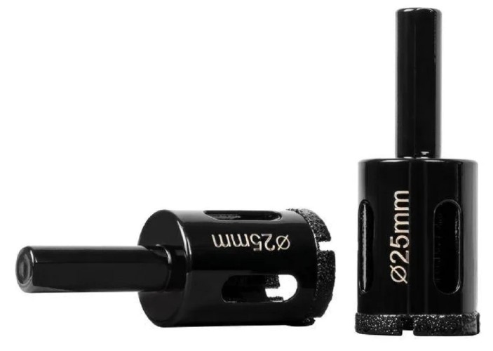 Алмазная коронка для мокрого сверления DLT 0042 по плитке и керамограниту Ceramic, 25мм - изображение 2