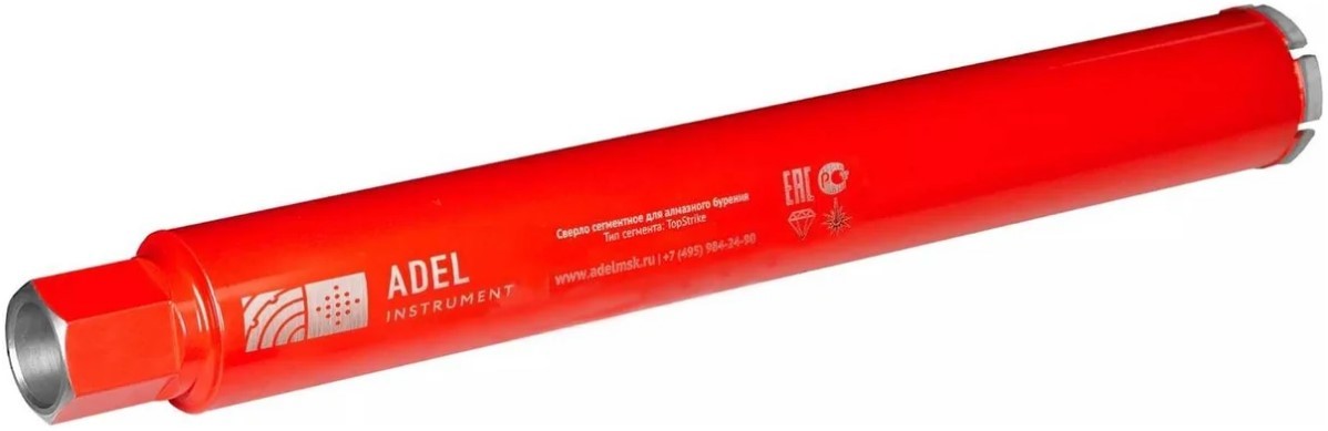 Алмазная коронка для мокрого сверления ADEL INSTRUMENT TopStrike 062/0450.06.1"1/4 AI-1101170301