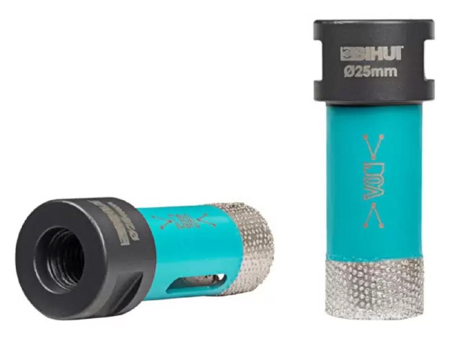 Алмазная коронка для мокрого сверления BIHUI DBDB25 для плитки и камня, 25мм - изображение 2