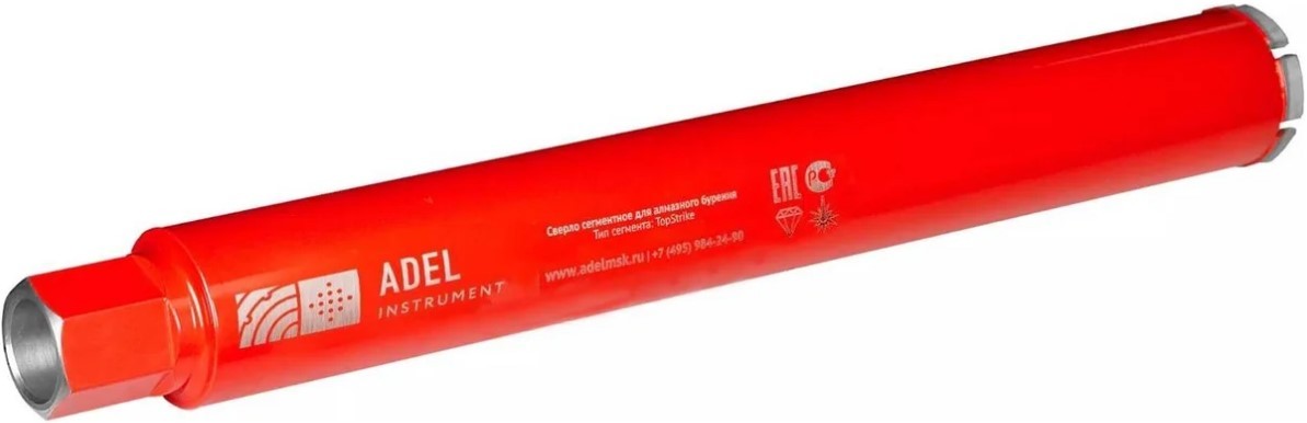 Алмазная коронка для мокрого сверления ADEL INSTRUMENT TopStrike 102/0450.09.1"1/4 AI-1101230301