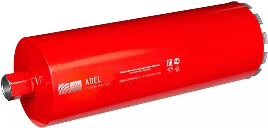 Алмазная коронка для мокрого сверления ADEL INSTRUMENT TopStrike 225/0450.15.1"1/4 AI-1101360301