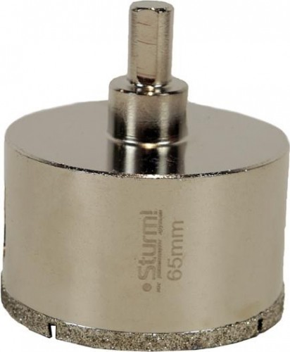 Алмазная коронка для мокрого сверления Sturm 1055-10-6570 по керамограниту 65х70 мм, хвост. с проточками - изображение 2