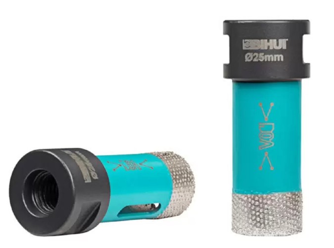 Алмазная коронка для мокрого сверления BIHUI DBDF25 по керамограниту, 25мм - изображение 2