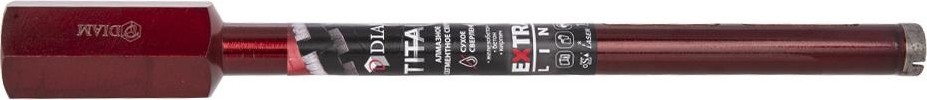 Алмазная коронка для мокрого сверления DIAM САМС 25x450х1x1,1/4UNC Extra Line Titan (железобетон) 313017 - изображение 2