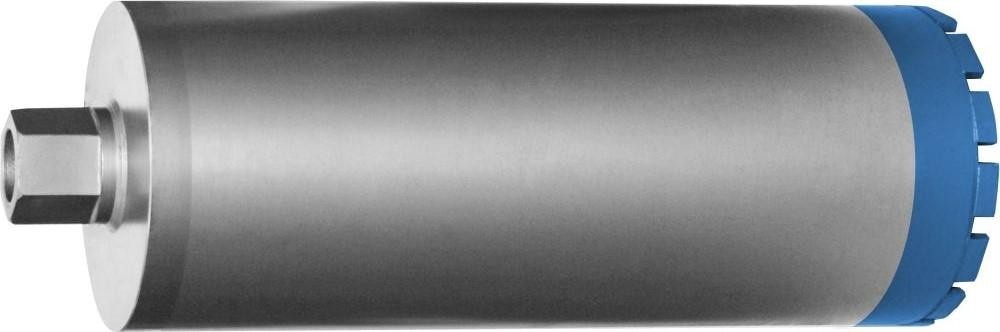 Алмазная коронка для мокрого сверления ПРАКТИКА "Профи" D=162х450мм посадка 1 1/4" бетон, кирпич 917-293