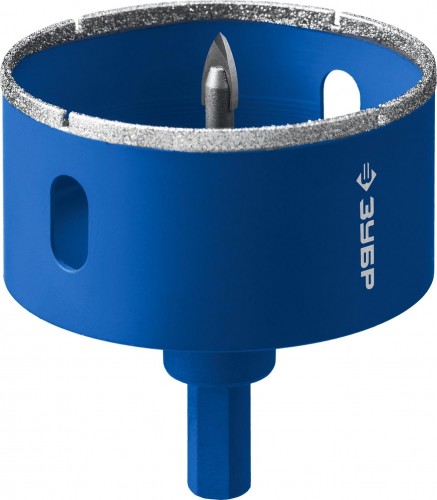 Алмазная коронка для мокрого сверления ЗУБР ПРОФЕССИОНАЛ по кафелю и стеклу, d=83 мм, зерно р 60, в сборе с 29850-83 - изображение 3