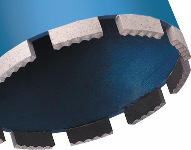 Алмазная коронка для мокрого сверления DIAM САМС 122x450х11x1,1/4UNC Бетон STD 310110 - изображение 3