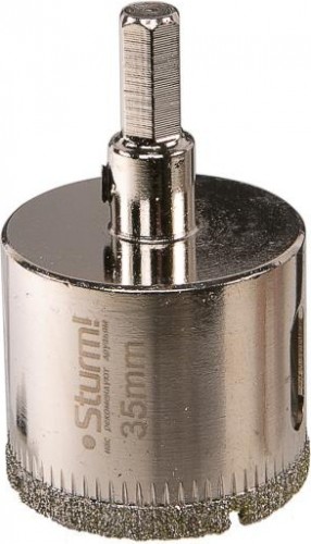 Алмазная коронка для мокрого сверления Sturm 1055-09-3555 по керамике и стеклу