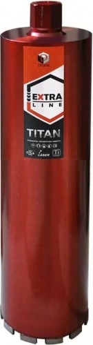 Алмазная коронка для мокрого сверления DIAM САМС 132x450х11x1,1/4UNC Extra Line Titan (железобетон) 313004