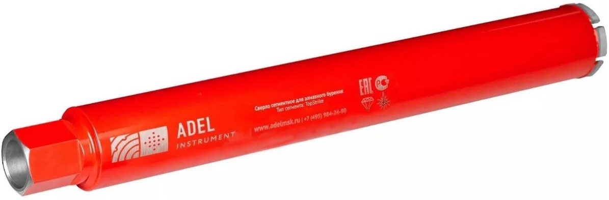 Алмазная коронка для мокрого сверления ADEL INSTRUMENT TopStrike 082/0450.07.1"1/4 AI-1101210301
