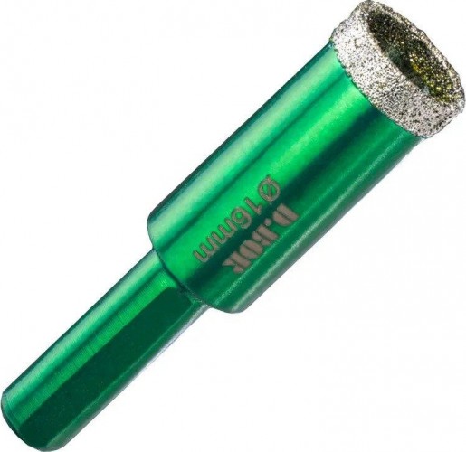 Алмазная коронка для мокрого сверления D.BOR CERAMIC-WET 16*65 мм D-CER-W-016-00