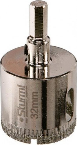 Алмазная коронка для мокрого сверления Sturm 1055-09-3255 по керамике и стеклу