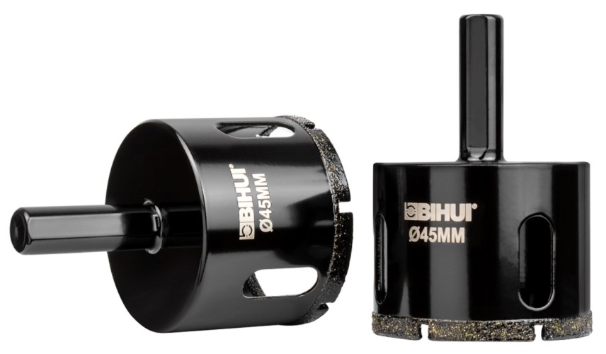 Алмазная коронка для мокрого сверления BIHUI 45 х 25мм по стеклу и керамике  DBW45 - изображение 2