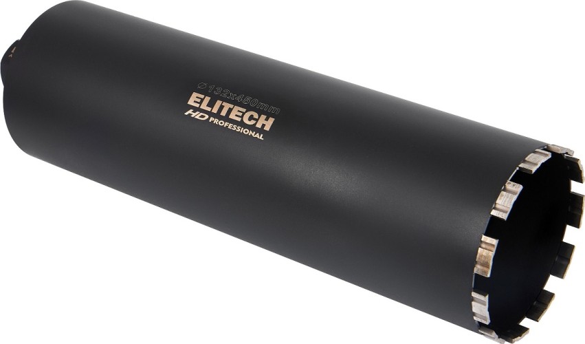 Алмазная коронка для мокрого сверления ELITECH 1110.012100 HD с охлаждением, 122х450, 1 1/4"  206482 - изображение 4