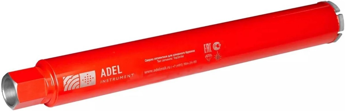 Алмазная коронка для мокрого сверления ADEL INSTRUMENT TopStrike 152/0450.12.1"1/4 AI-1101300301