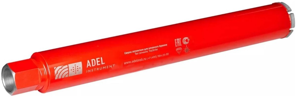 Алмазная коронка для мокрого сверления ADEL INSTRUMENT TopStrike 122/0450.10.1"1/4 AI-1101260301