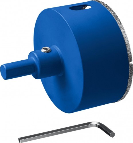 Алмазная коронка для мокрого сверления ЗУБР ПРОФЕССИОНАЛ по кафелю и стеклу, d=68 мм, зерно р 60, в сборе с 29850-68 - изображение 2