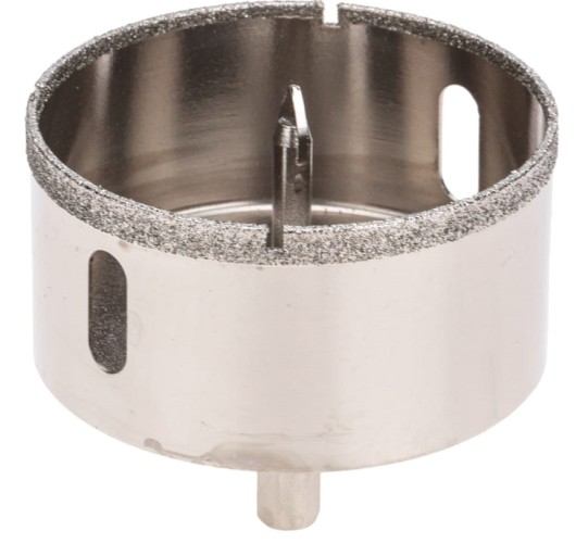 Алмазная коронка для мокрого сверления Kranz KR-92-0020 80мм по керамограниту с центров. сверлом - изображение 2