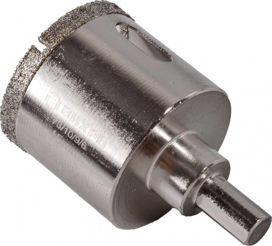 Алмазная коронка для мокрого сверления ВИХРЬ 45 мм по керамограниту/керамике 73/10/9/6 - изображение 2