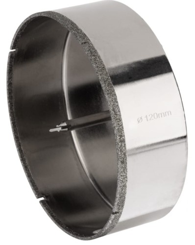 Алмазная коронка для мокрого сверления Kranz KR-92-0023 120мм по керамограниту с центров. сверлом