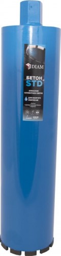 Алмазная коронка для мокрого сверления DIAM САМС 112x450х10х1,1/4UNC Бетон STD 310114