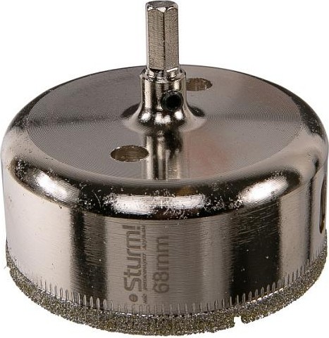 Алмазная коронка для мокрого сверления Sturm 1055-09-6855 по керамике и стеклу - изображение 2