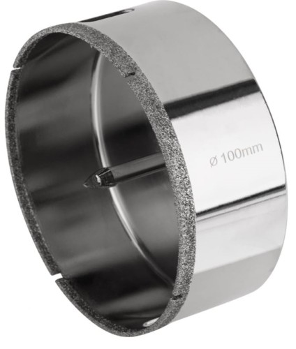 Алмазная коронка для мокрого сверления Kranz KR-92-0021 100мм по керамограниту с центров. сверлом