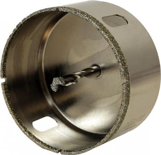 Алмазная коронка для мокрого сверления Sturm 1055-10-7570 по керамограниту 75х70 мм, хвост. с проточками