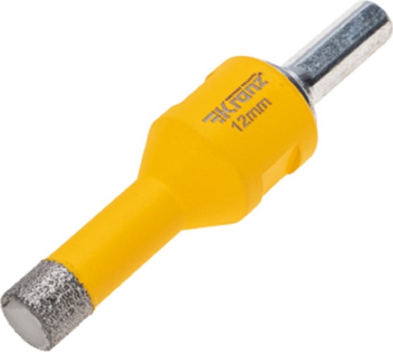 Алмазная коронка для сухого сверления Kranz KR-92-1004 по керамограниту и железобетону М14, 12мм - изображение 2