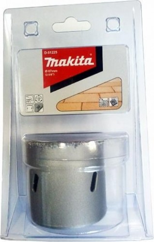 Алмазная коронка для сухого сверления MAKITA D-51225 67мм - изображение 2