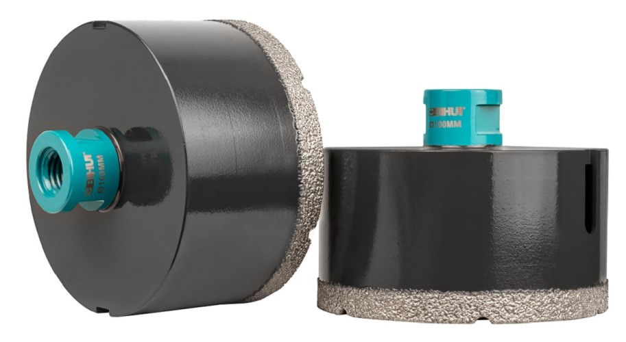 Алмазная коронка для сухого сверления BIHUI 100 х 36мм по керамограниту  DBDF100 - изображение 2