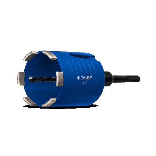 Алмазная коронка для сухого сверления ЗУБР АСК D68 мм для подрозетников 29875-68