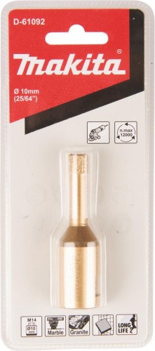 Алмазная коронка для сухого сверления MAKITA D-61092 м14x2, 10мм - изображение 2