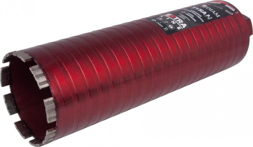 Алмазная коронка для сухого сверления DIAM ВК2 1,1/4 112х300 Extra Line Titan САМС 313027 - изображение 2