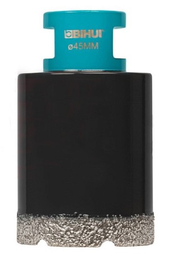 Алмазная коронка для сухого сверления BIHUI 45 х 36мм для плитки DBDF45
