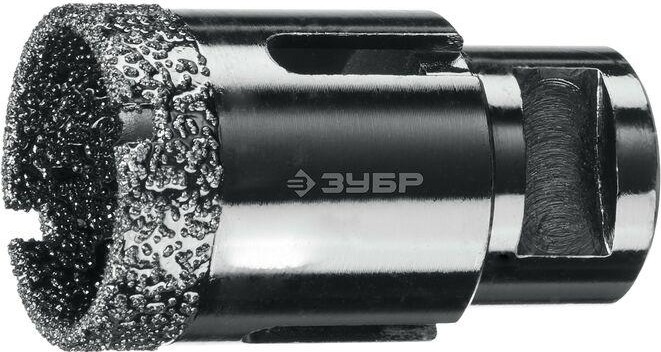 Алмазная коронка для сухого сверления ЗУБР d=32 х 35, M14 Профессионал 29865-32